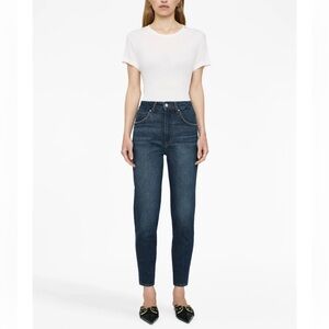 Anine Bing Amani Off-White Cashmere Blend Tee NWT